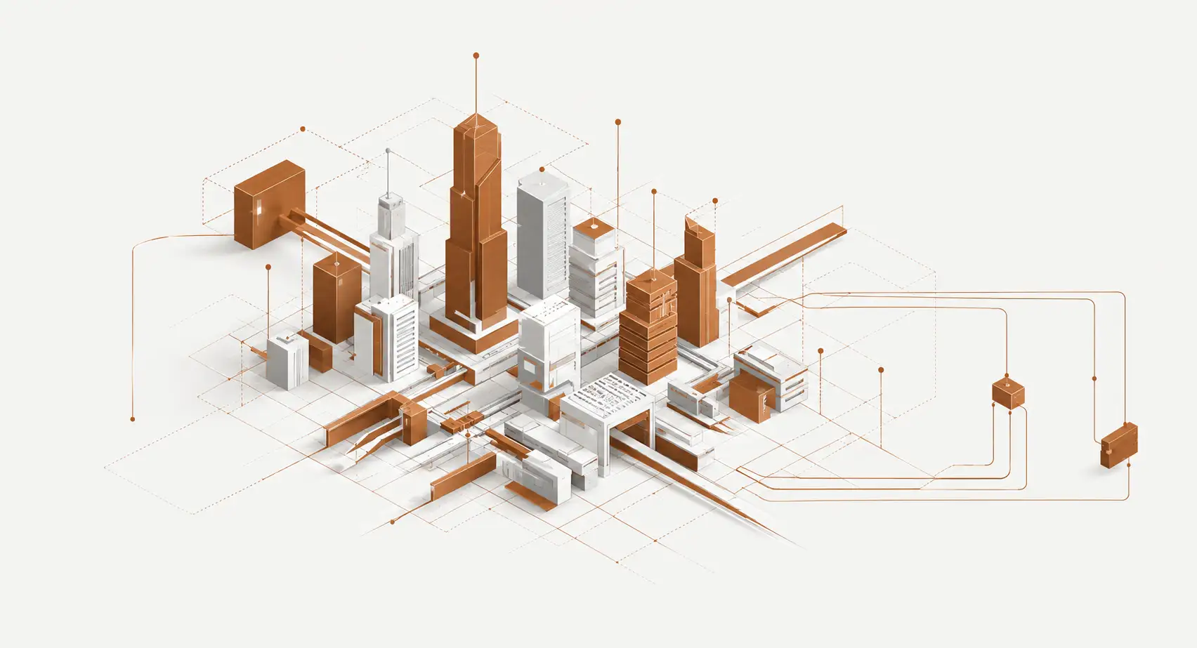 Digital Infrastructure Illustration